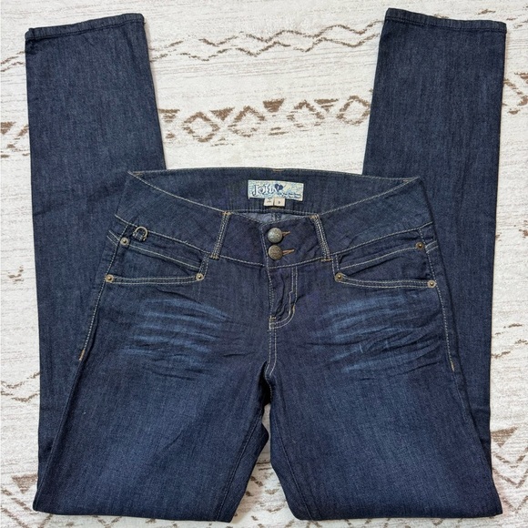 Jolt Skinny Blue Jeans - Picture 8 of 10